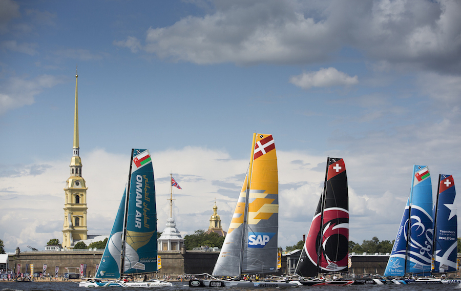 Гонки Extreme Sailing Series™ возвращаются в Петербург на «парящих» катамаранах Гонки Extreme Sailing Series™ возвращаются в Петербург на «парящих» катамаранах